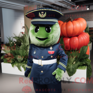 Navy vannmelon maskot drakt...