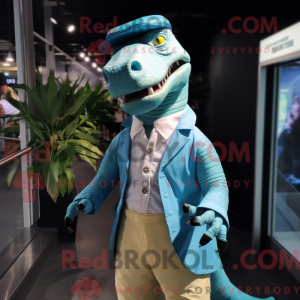 Cyaan Iguanodon...