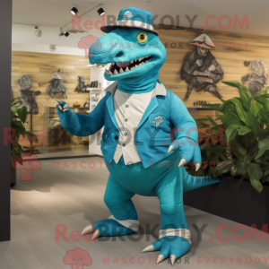 Cyaan Iguanodon...