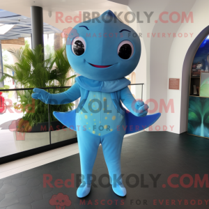 Disfraz de mascota Sky Blue...