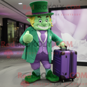 Lavender Leprechaun mascot...