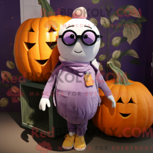 Lavendel gresskar maskot...