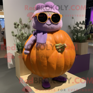 Lavender Pumpkin mascot...