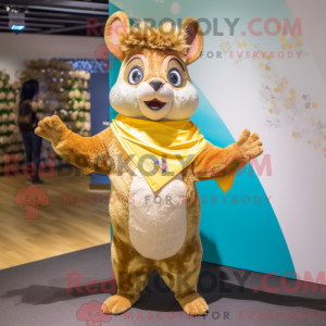 Gold Squirrel mascot...