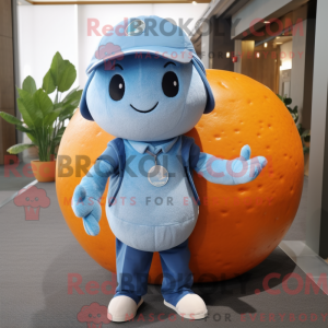 Blue Grapefruit mascot...
