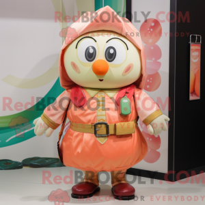 Peach Gyro mascot costume...