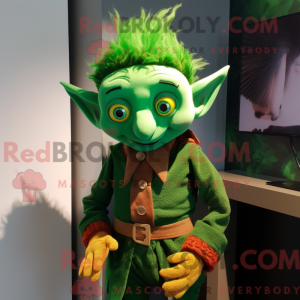 Forest Green Elf mascot...