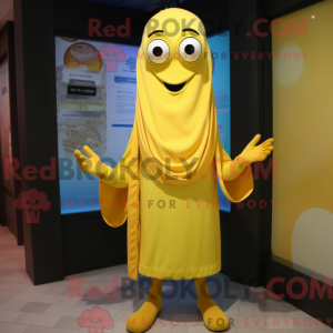 Lemon Yellow Squid mascot...