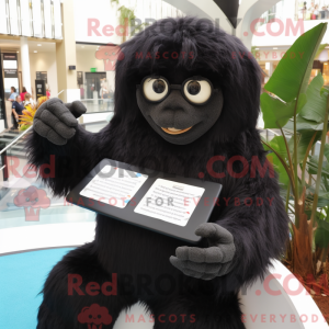 Black Giant Sloth mascot...