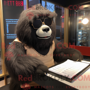 Black Giant Sloth mascot...