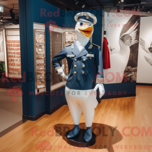 Navy Swans mascottekostuum...