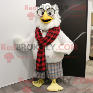Hvid Fried Chicken maskot...