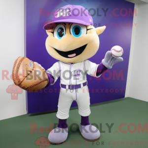 Purple Tooth Fairy maskot...