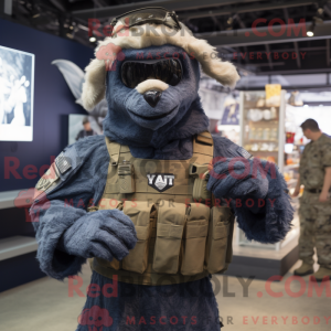 Navy Seal mascottekostuum...