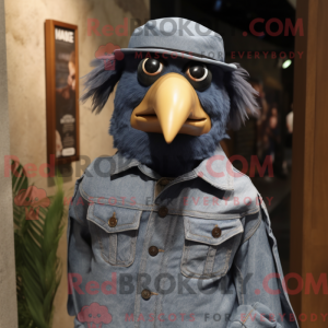 Creme Crow-maskotdraktfigur...