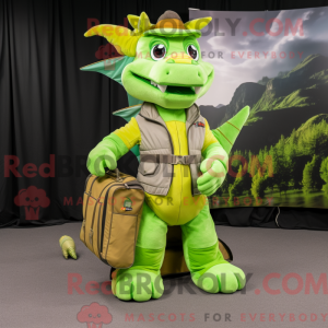 Maskotka Lime Green Dragon...
