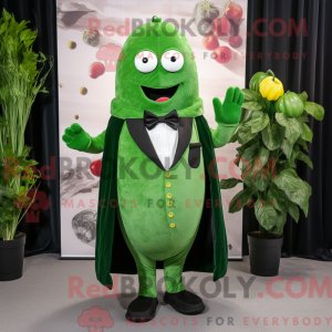 Waldgrüne Gurke Maskottchen...