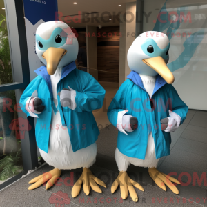 Cyan Albatros Maskottchen...