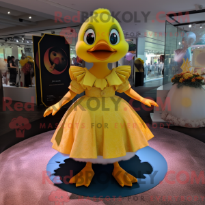 Yellow Gosling mascot...
