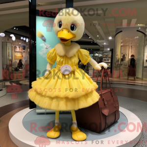 Yellow Gosling mascot...