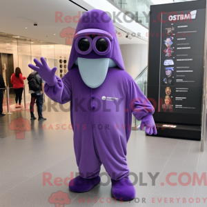 Postava maskota Purple...