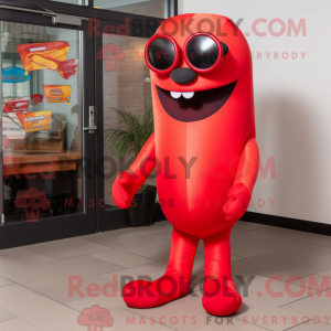 Red Hot Dog-mascottekostuum...