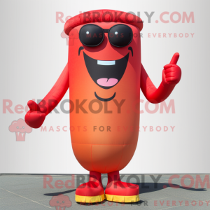 Red Hot Dog-mascottekostuum...