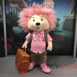 Pink Porcupine mascot...