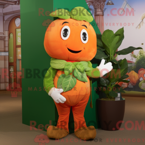 Orange Beanstalk maskot...
