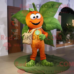 Orange Beanstalk maskot...