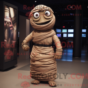 Disfraz de mascota momia...