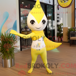 Yellow Swordfish mascot...