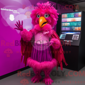 Magenta Harpy maskot...