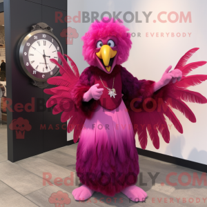 Magenta Harpy maskot...