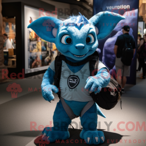 Blue Gargoyle mascot...