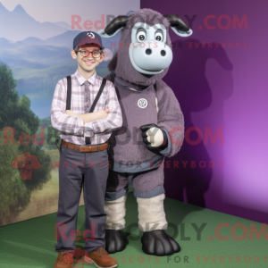 Lilla Suffolk Sheep maskot...