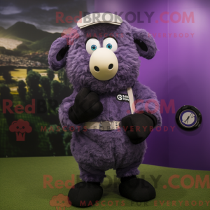 Lilla Suffolk Sheep maskot...