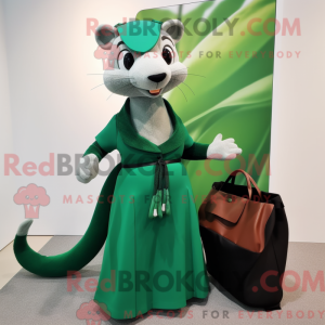 Forest Green Weasel mascot...