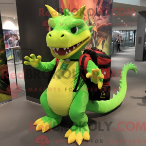 Figura de máscara de dragão...