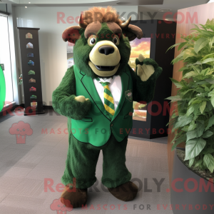 Forest Green Buffalo mascot...