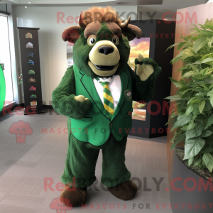 Forest Green Buffalo maskot...
