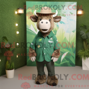 Forest Green Buffalo maskot...