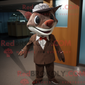 Brown Swordfish mascot...