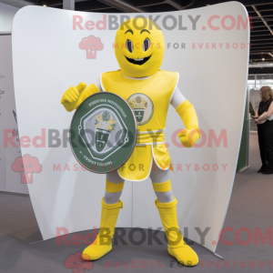 Lemon Yellow Celtic Shield...