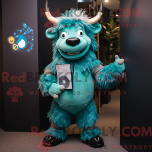 Costume mascotte de yak...