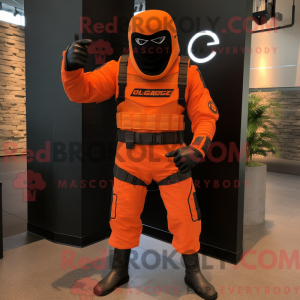 Orange Gi Joe mascot...