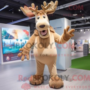 Costume mascotte d élan...