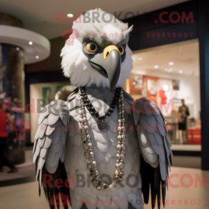 Gray Hawk-maskotdraktfigur...