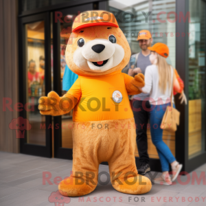 Disfraz de mascota Orange...