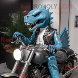 Cyan Spinosaurus...